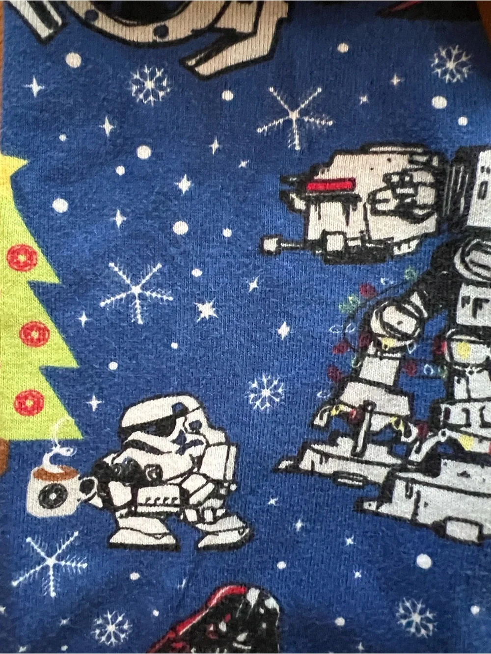 Hanna Andersson Star Wars Organic Cotton Christmas Pajama PJs Set Size 5